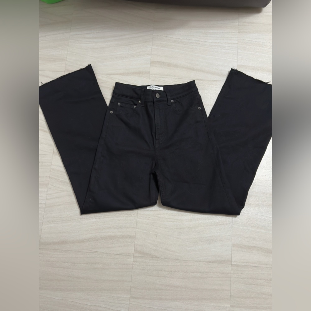 Reformation  Black Wide Leg Jeans - Picture 12 of 15